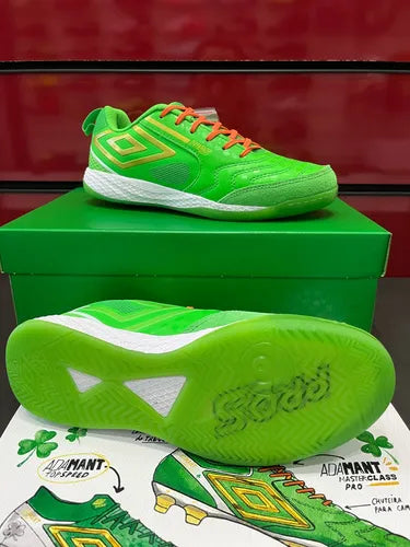 Chuteira Umbro Pro 5 Bump St Patrick's Amortecimento Futsal