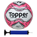 Bola Campo Topper + Bomba De Ar - Rosa