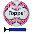 Bola Campo Topper + Bomba De Ar - Amarelo